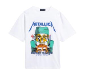 Buy Carnival x Metallica Crash Course In Brain Surgery Ovs T-Shirt White at Sasom – Authentic and Ready to Ship
