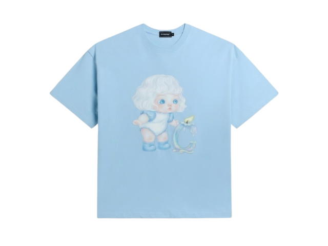 Carnival Carnival X Mackcha Charlotte Ovs T-shirt Blue - view 1