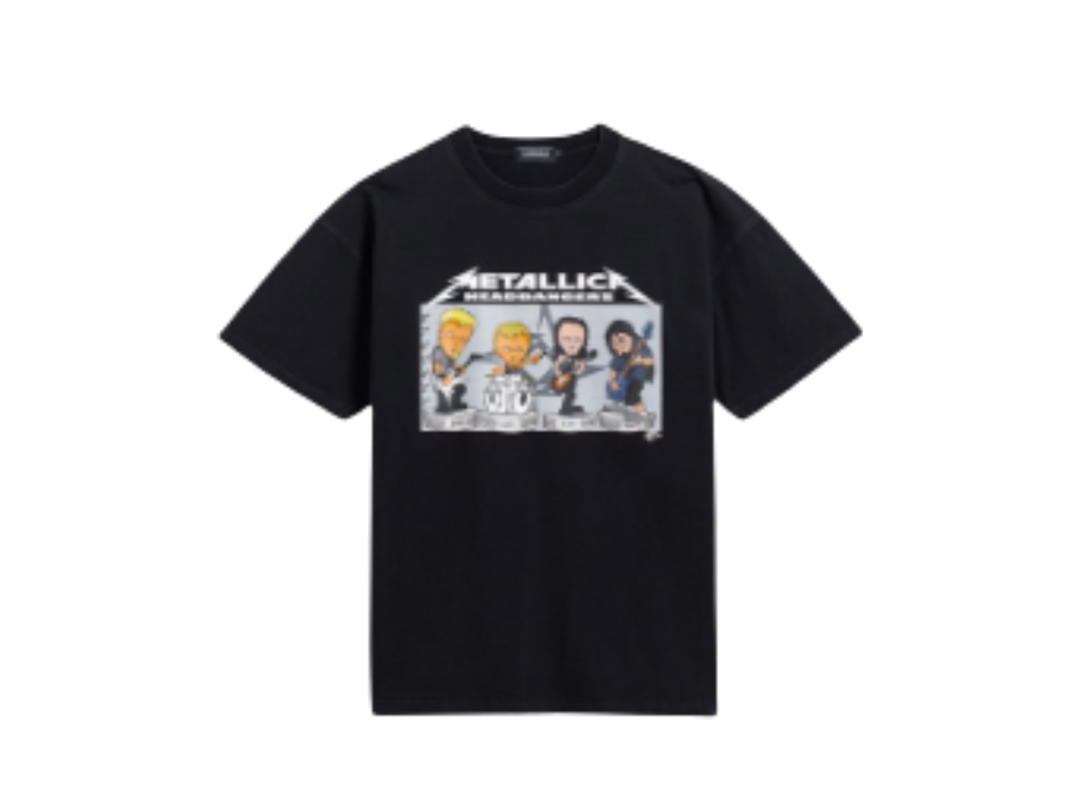 Carnival Carnival x Metallica Headbangers Ovs T-Shirt Black
