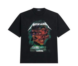 Buy Carnival x Metallica Hardwired Washed Ovs T-Shirt Black at Sasom – Authentic and Ready to Ship