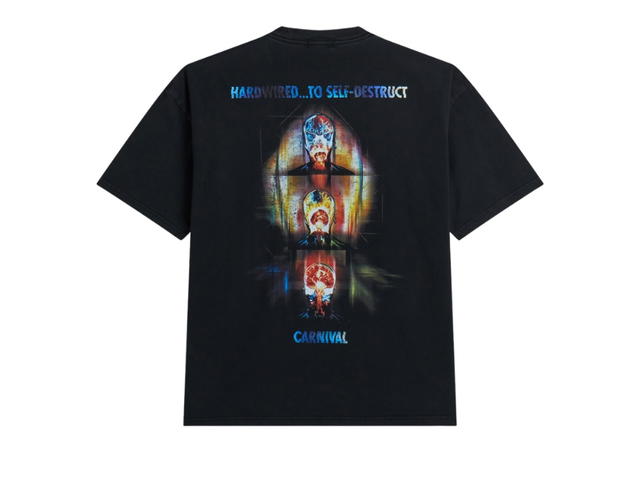Carnival Carnival x Metallica Hardwired Washed Ovs T-Shirt Black - view 2