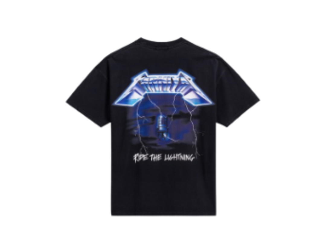 Carnival Carnival x Metallica Ride The Lightning Ovp Ovs T-Shirt Black