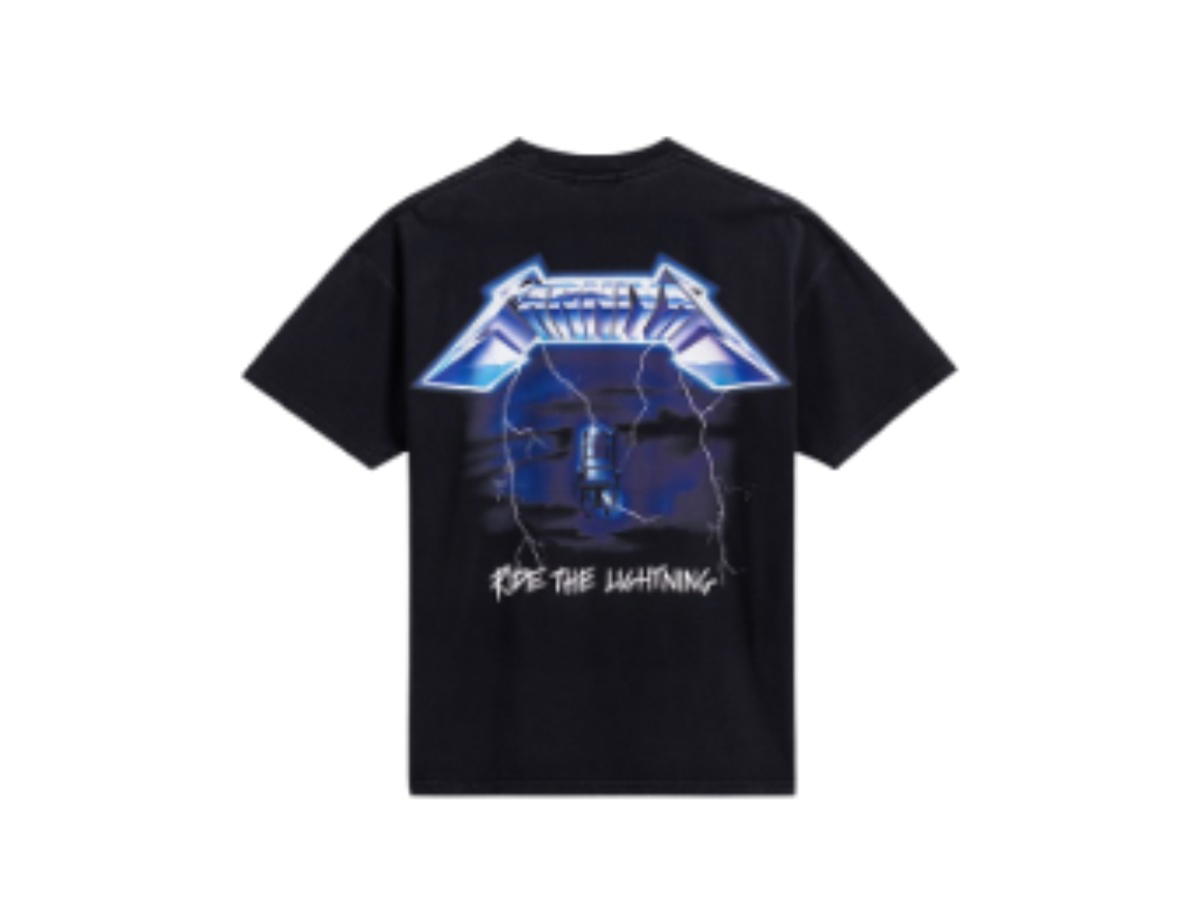 Carnival Carnival x Metallica Ride The Lightning Ovp Ovs T-Shirt Black