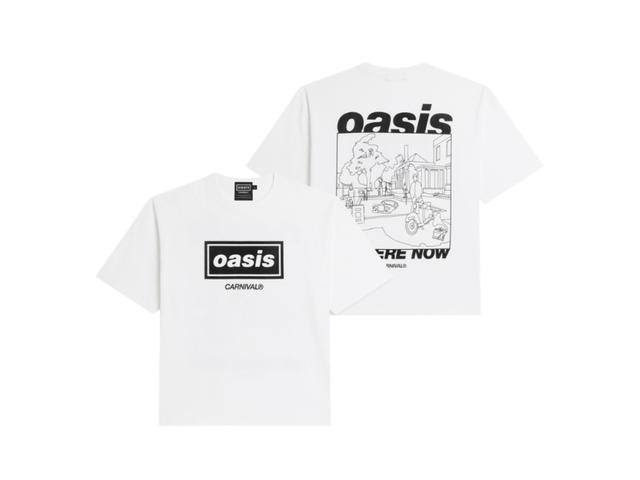 Carnival Carnival X Oasis Be Here Now Ovs T-shirt White - view 2