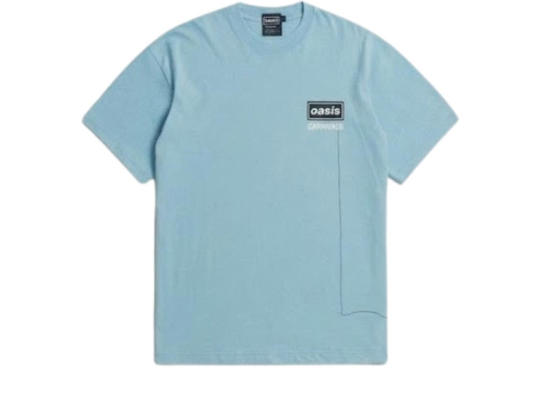 Carnival Carnival X Oasis Cigarettes & Alcohol Ovs T-shirt Blue