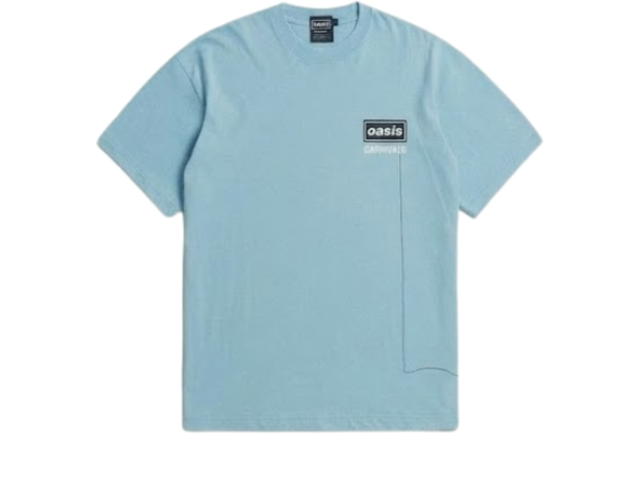 Carnival Carnival X Oasis Cigarettes & Alcohol Ovs T-shirt Blue - view 1