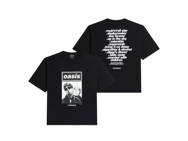 Carnival Carnival X Oasis Definitely Maybe Ovs T-shirt Black - view 2