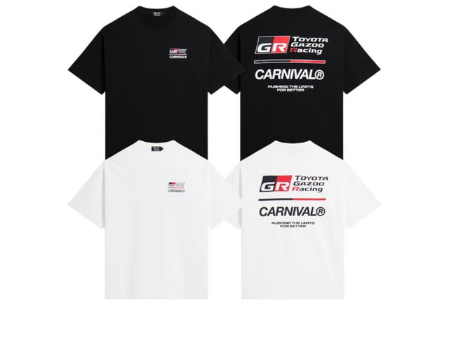 Carnival Carnival X Toyota Gazoo Racing Ignite OVS T-Shirt White - view 2