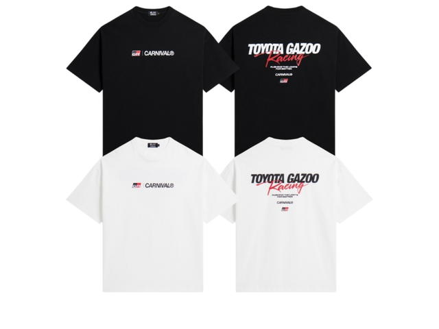 Carnival Carnival X Toyota Gazoo Racing OVS T-Shirt Black - view 2