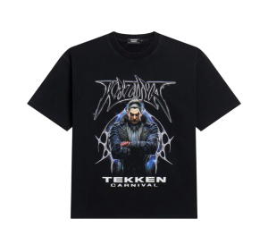 Buy Carnival X Tekken Kazuya Washed Ovs T-shirt Black at Sasom – Authentic and Ready to Ship