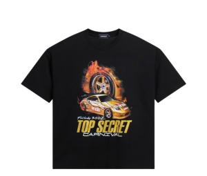 Buy Carnival x Top Secret Burnout Ovs T-Shirt Black at Sasom – Authentic and Ready to Ship