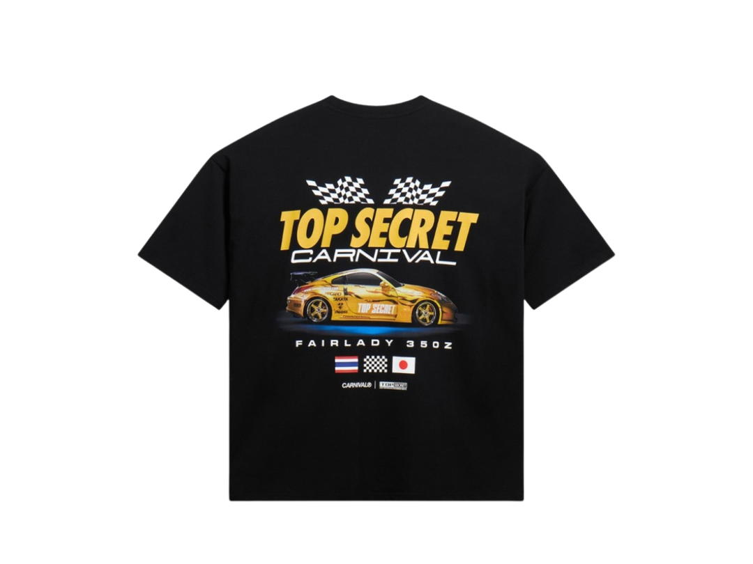 Carnival Carnival x Top Secret Fairlady Ovs T-Shirt Black