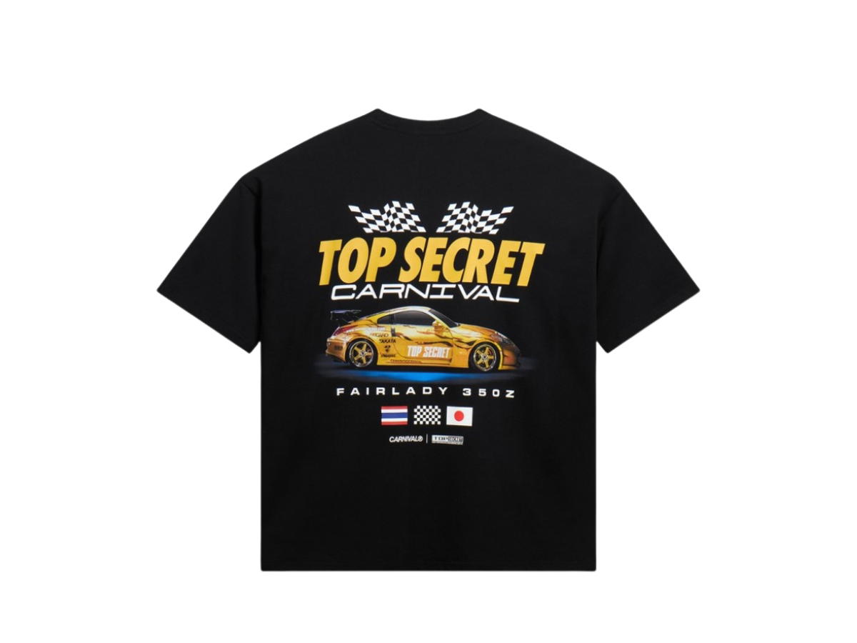 Carnival Carnival x Top Secret Fairlady Ovs T-Shirt Black