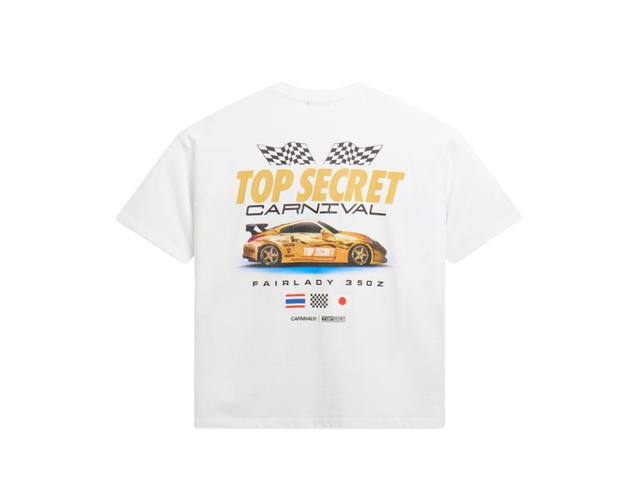 Carnival Carnival x Top Secret Fairlady Ovs T-Shirt White - view 1