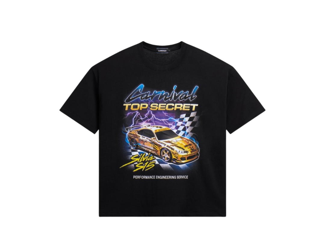 Carnival Carnival x Top Secret S15 Ovs T-Shirt Black