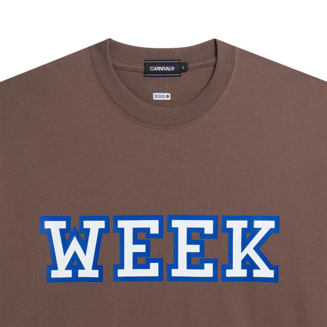Carnival Carnival X Weekend Bold Ovs T-Shirt Brown - view 5