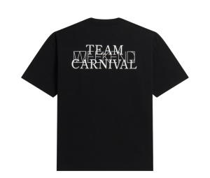 Buy Carnival X Weekend Typo Ovs T-shirt Black at Sasom – Authentic and Ready to Ship
