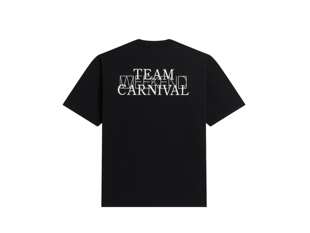 Carnival Carnival X Weekend Typo Ovs T-shirt Black