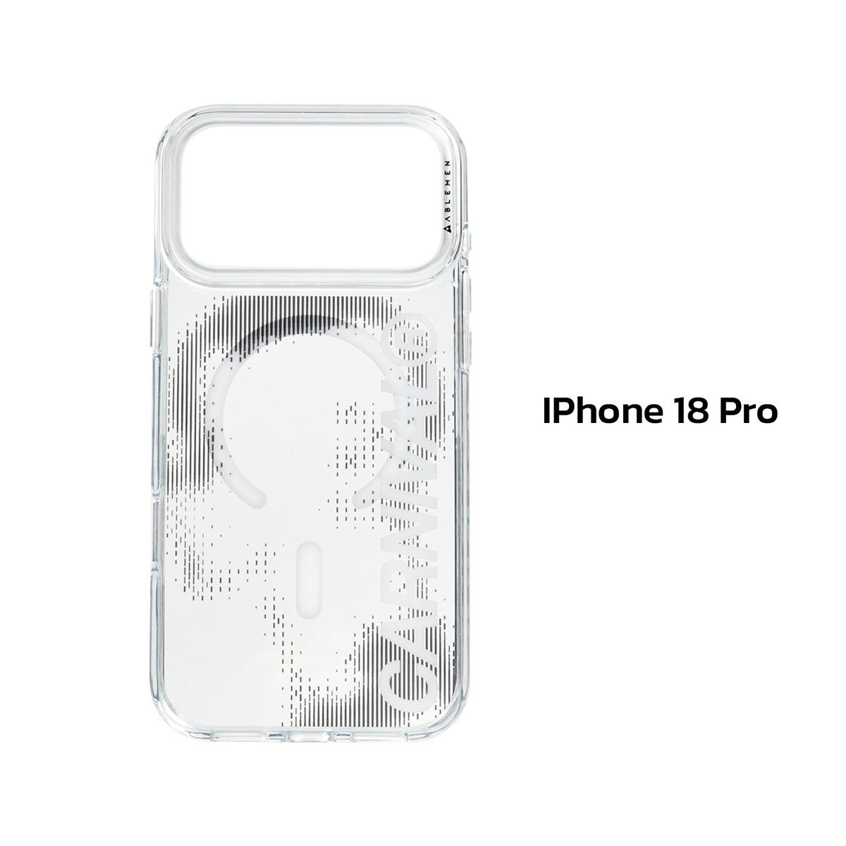 Carnival Carnival x Ablemen Double Protect MagSafe Case iPhone 18 Pro Clear (Human)