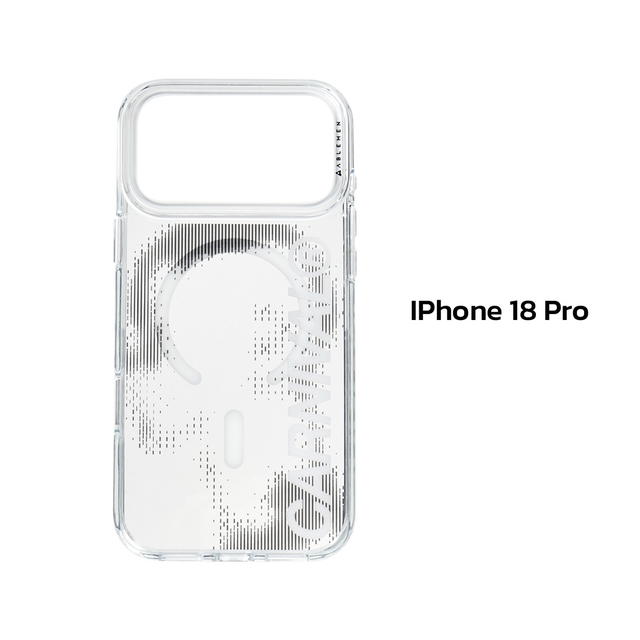 Carnival Carnival x Ablemen Double Protect MagSafe Case iPhone 18 Pro Clear (Human) - view 1