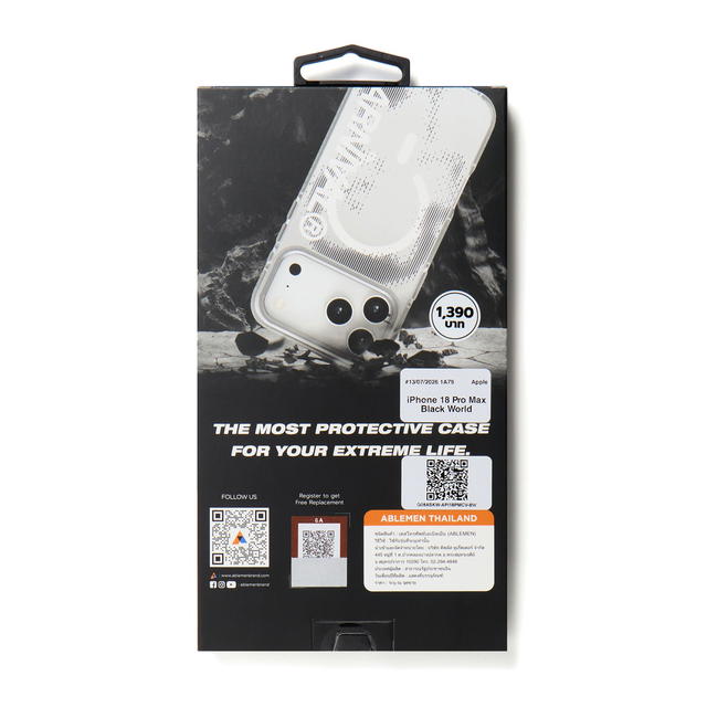 Carnival Carnival x Ablemen Double Protect MagSafe Case iPhone 18 Pro Max Black (World) - view 5