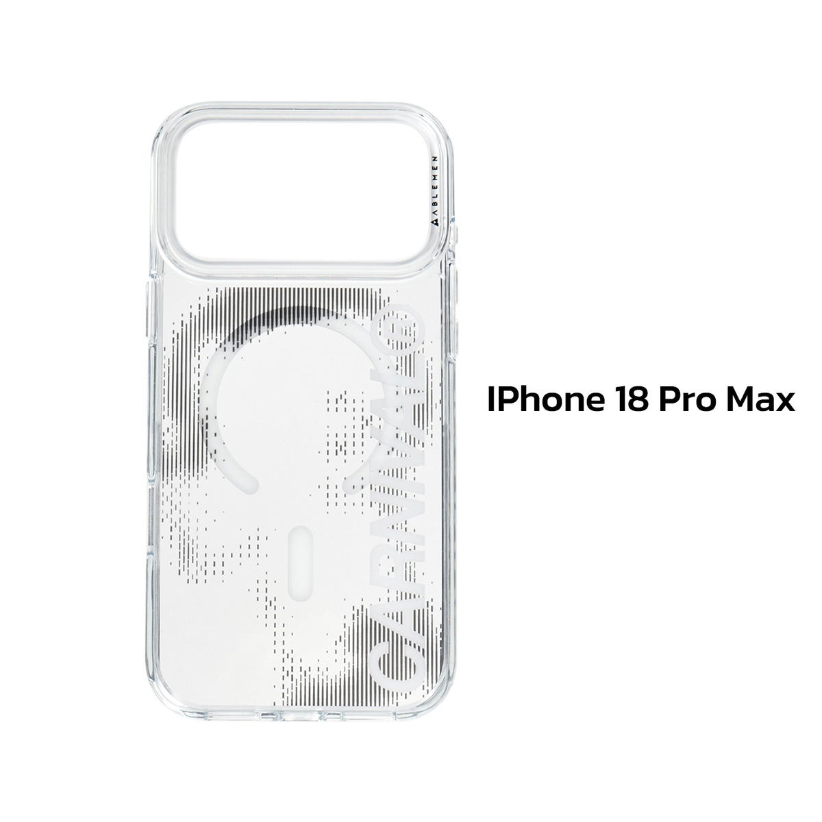 Carnival Carnival x Ablemen Double Protect MagSafe Case iPhone 18 Pro Max Clear (Human)