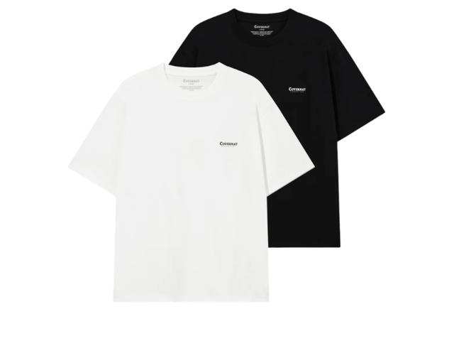 Covernat Covernat Cool Cotton T-Shirt Black White [2PACK] - view 1