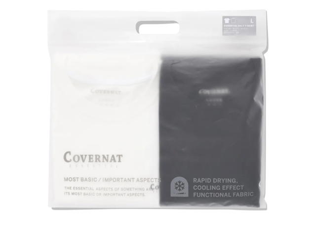 Covernat Covernat Cool Cotton T-Shirt Black White [2PACK] - view 4