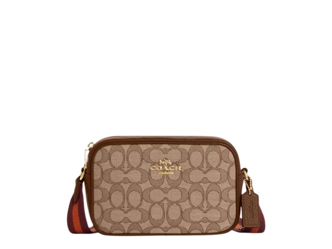 Coach Coach Mini Jamie Camera Bag Khaki Saddle Multicolor Im
