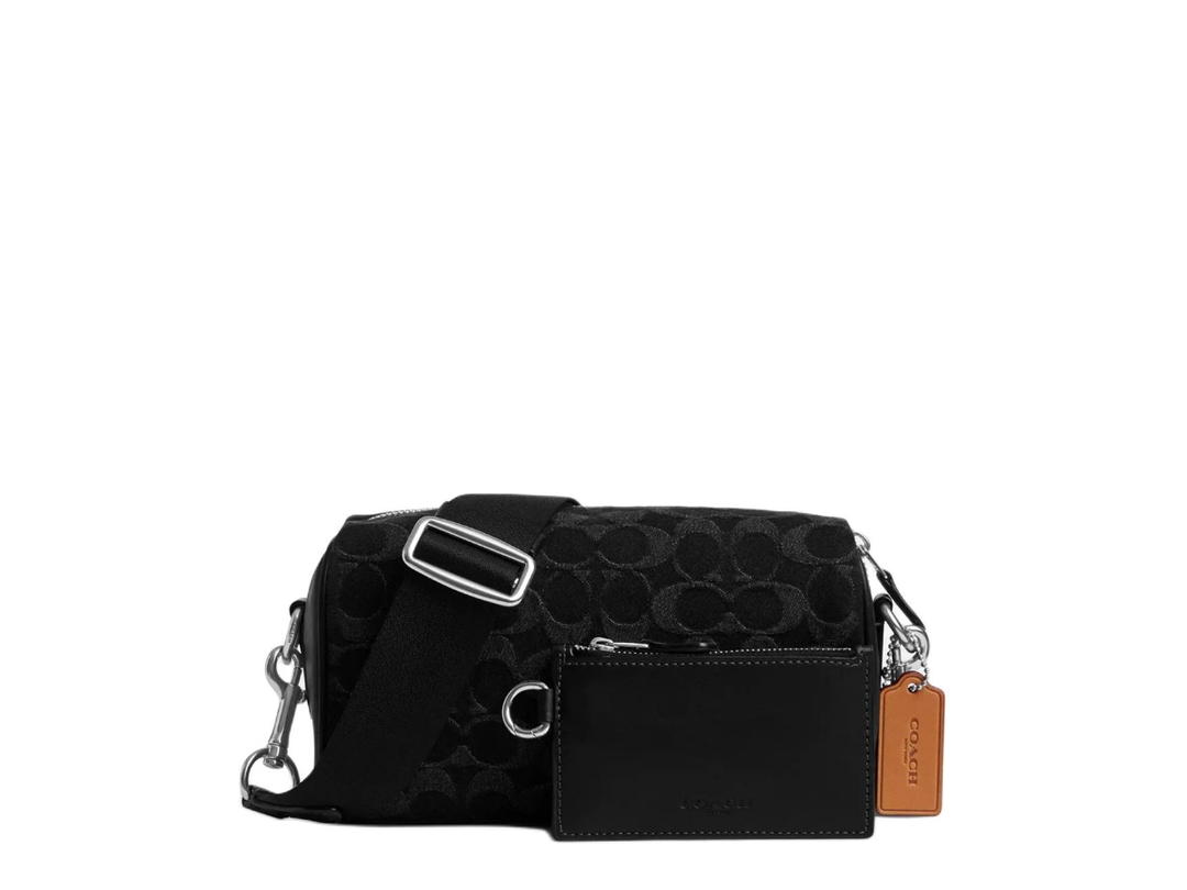 Coach Coach Axel Crossbody In Signature Denim Black