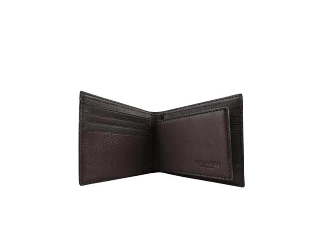 Coach Coach 3 In 1 Wallet In Grained Leather Mahogany - view 3