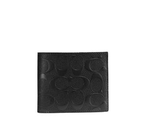Buy Coach 3 In 1 Wallet In Signature Crossgrain Leather Black at Sasom – Authentic and Ready to Ship