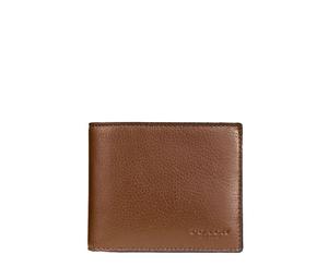 Buy Coach 3-In-1 Wallet In Sport Calf Leather With Removable Insert With Id Window And Two Credit Card Slots Dark Saddle at Sasom – Authentic and Ready to Ship