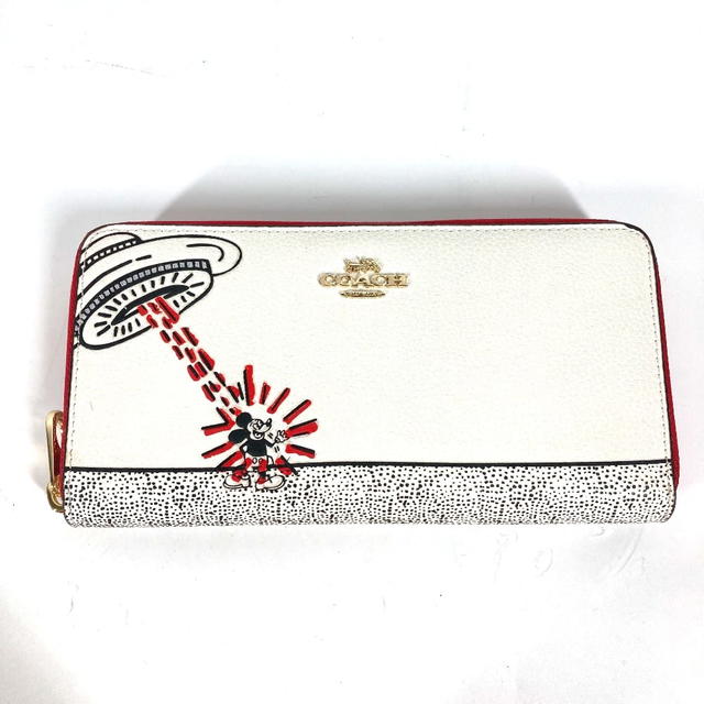 Coach COACH C7800 Keith Haring collaboration Mickey Mouse Accordion DISNEY Wallet - view 2