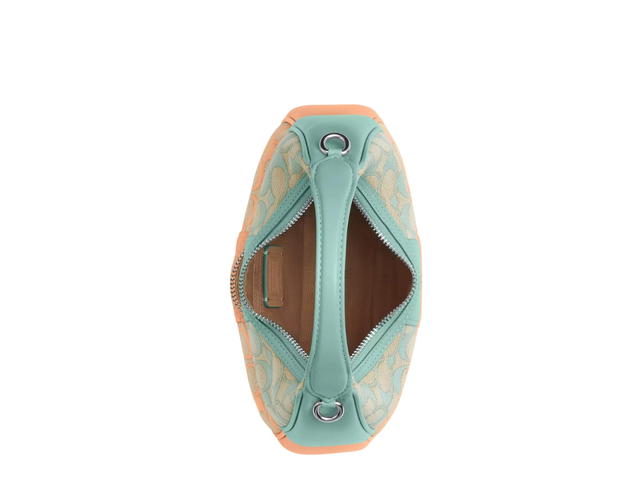 Coach Coach Carmen Mini Crossbody In Signature Jacquard Faded Blue - view 3