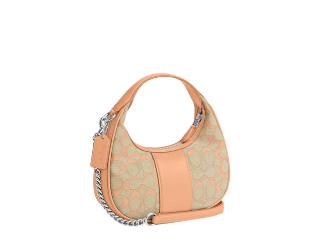 Coach Coach Carmen Mini Crossbody In Signature Jacquard Faded Blush - view 2