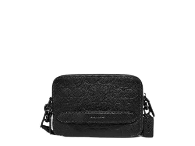 Coach Coach Charter Crossbody In Signature Leather With Black Hardware Black - view 1