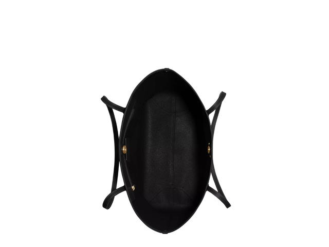 Coach Coach City Tote In Signature Coated Canvas With Smooth Leather Details Gold-Khaki-Black - view 3