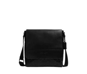 Buy Coach Houston Map Bag In Signature Leather Black at Sasom – Authentic and Ready to Ship