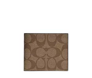 Buy Coach Id Billfold Wallet In Signature Canvas Tan at Sasom – Authentic and Ready to Ship
