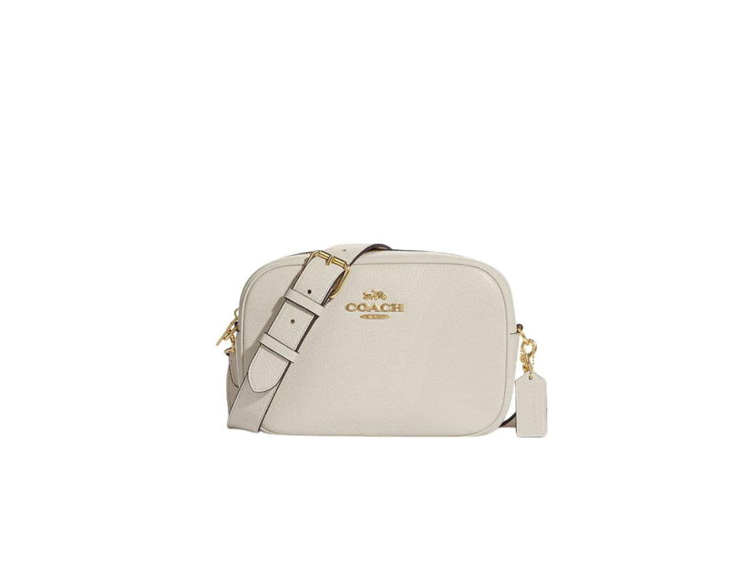 Coach Coach Jamie Camera Bag In Pebble Leather With Gold Hardware Chalk