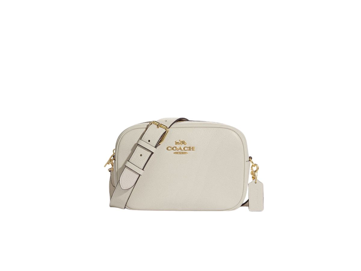 Coach Coach Jamie Camera Bag In Pebble Leather With Gold Hardware Chalk
