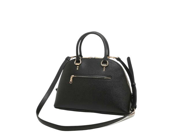Coach Coach Katy Satchel In Leather With Gold Hardware Black - view 4