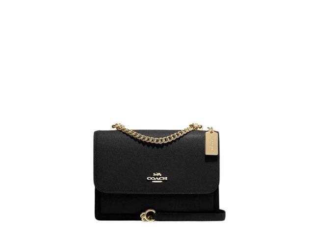 Coach Coach Klare Crossbody In Signature Canvas With Gold Hardware Black - view 1