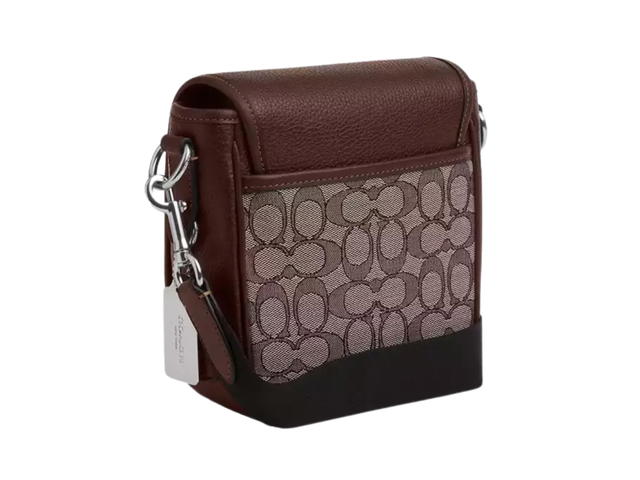 Coach Coach Lucas Crossbody In Signature Jacquard Oak Maple - view 2