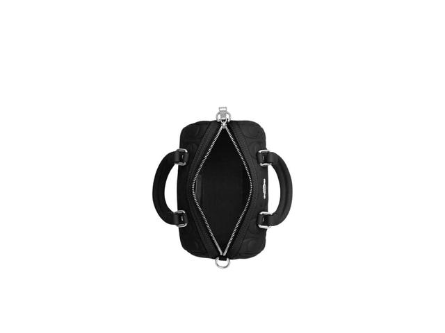Coach Coach Mini Rowan Crossbody With Signature In Nappa Leather And Smooth Leather With Silver Hardware Black - view 3