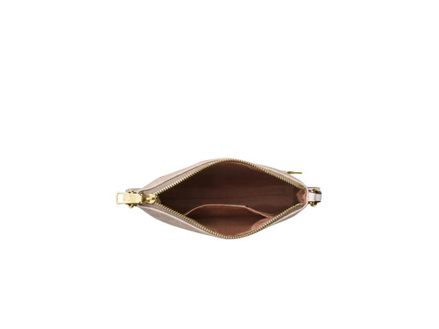 Coach Coach Mini Rowan File Bag In Signature Canvas Sand Chalk - view 3