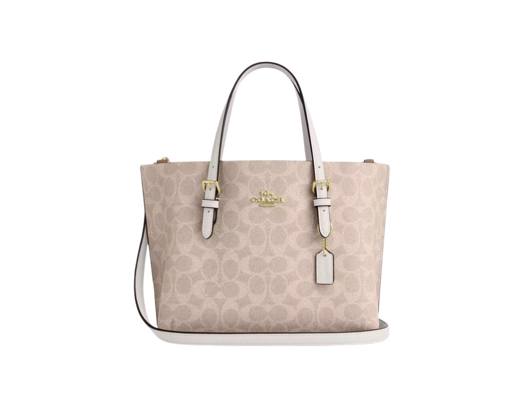 Coach Coach Mollie Tote Bag 25 In Signature Canvas