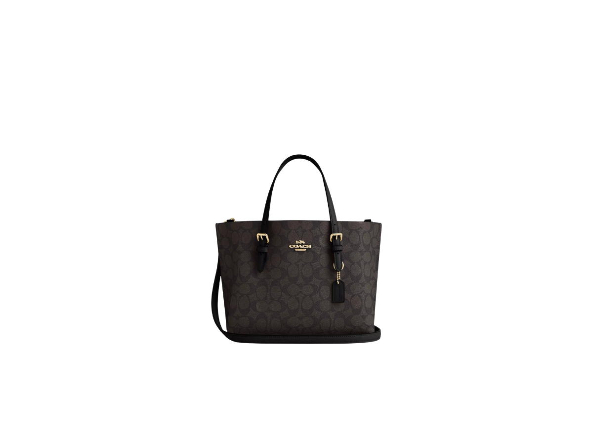 Coach Coach Mollie Tote Bag 25 In Signature Canvas