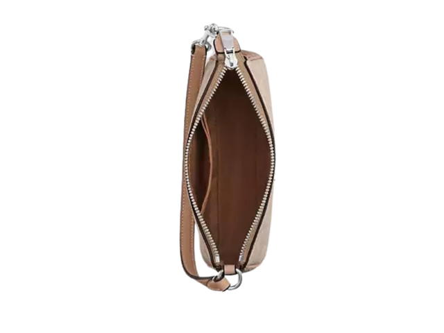 Coach Coach Nolita 19 In Blocked Signature Canvas With Silver Tone Hardware Sand Taupe - view 3